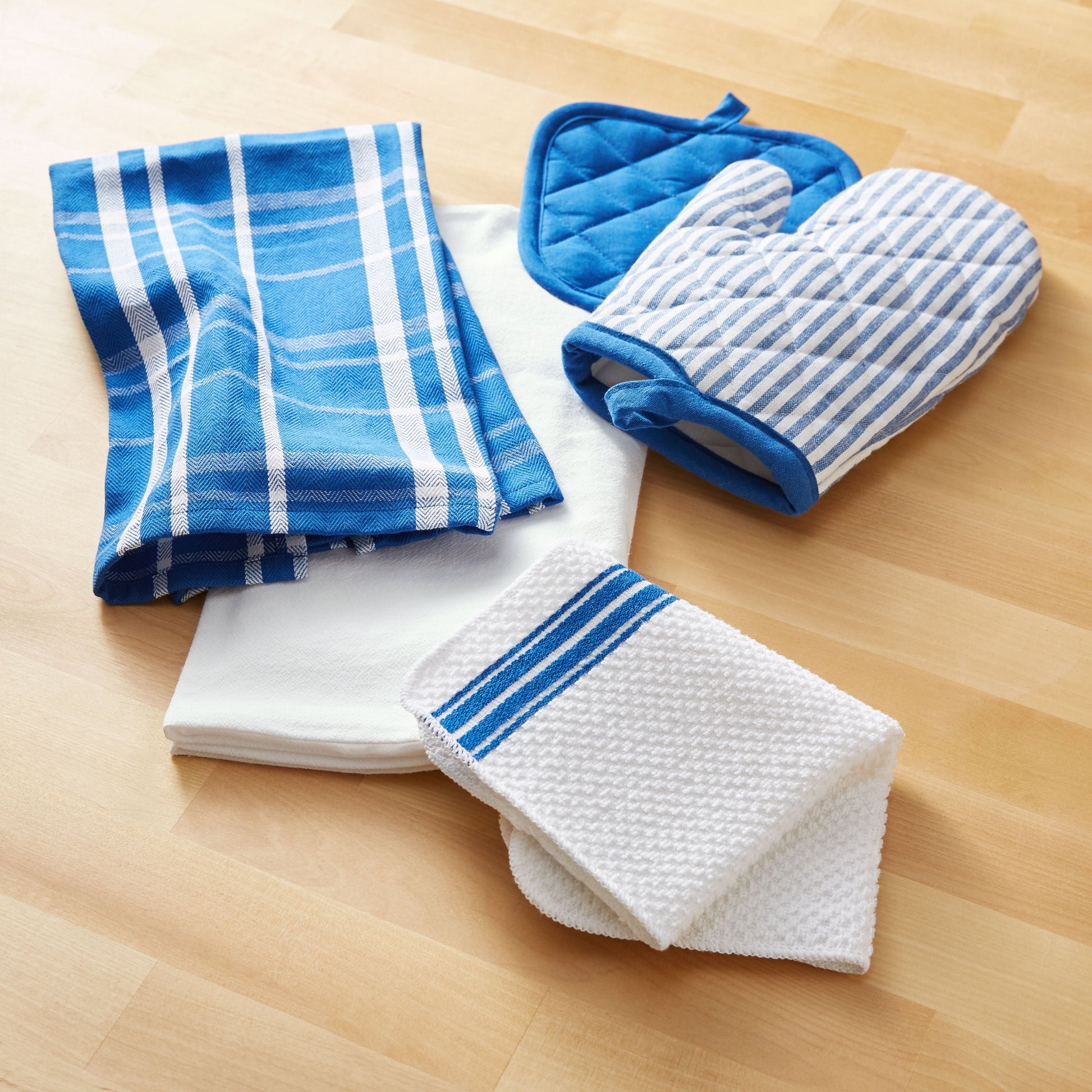 , 20 Piece Set, Terry & Flat Kitchen Towel, Dish Cloth, Flour Sack, Oven Mitt, Pot Holder
