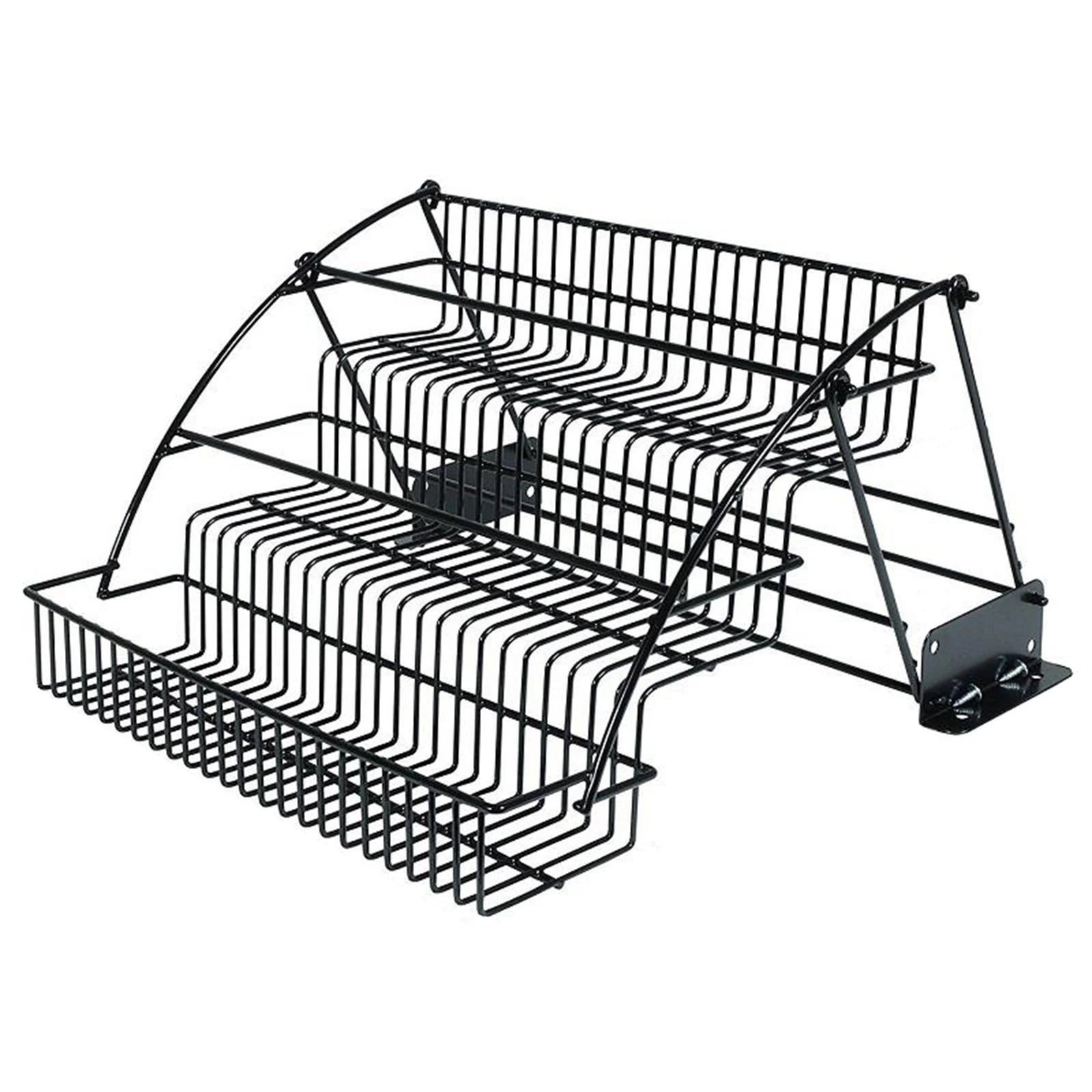 3 Floors Black Spice Organizer Retractable Kitchen Storage Organiser Saving Kitchen